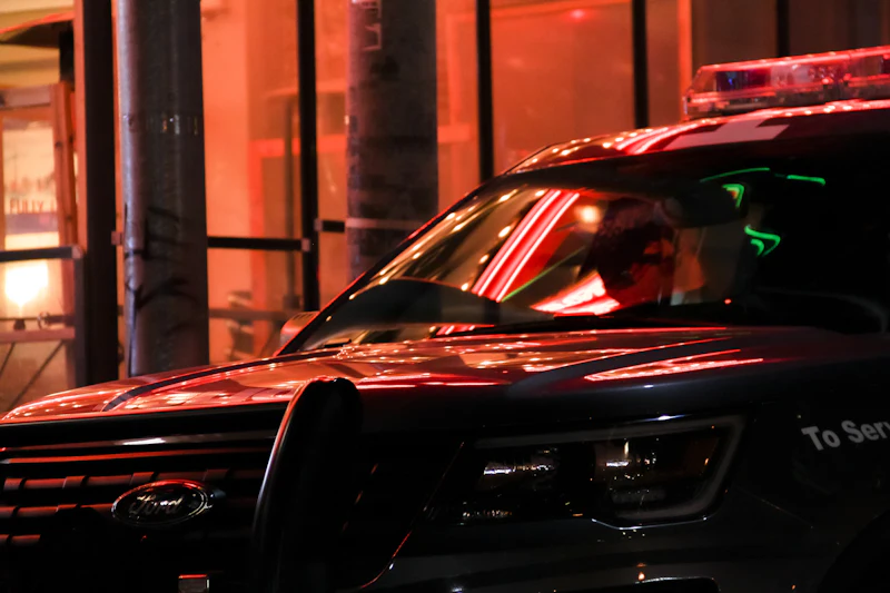 Vehicle security response at night